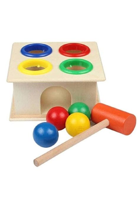 Juego de madera Martillo golpea la pelota  PB-C2-2
