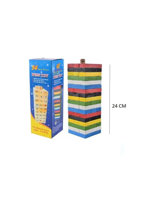 Torre de Colores de madera con 48 piezas PB-C3-1