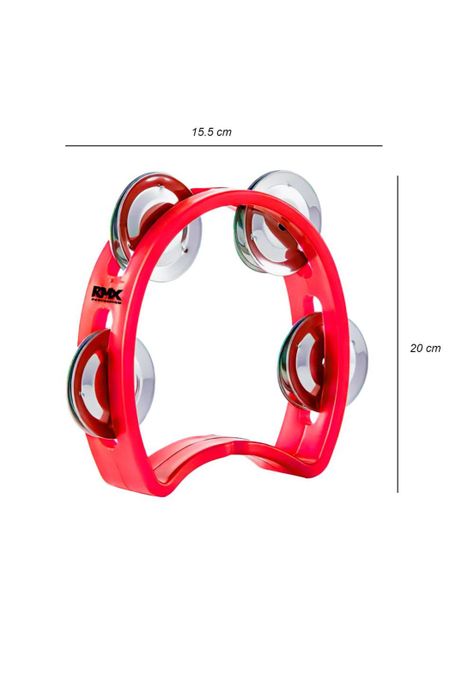 Mini Pandero Media Luna Rojo Niños Rmx   PA-G3E4-0