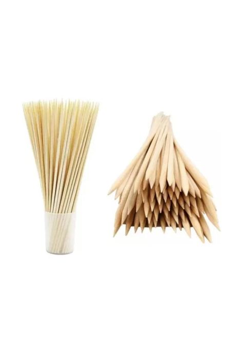 Palo de brocheta 30 cm Bambú 10 pack de 40 uni.-2