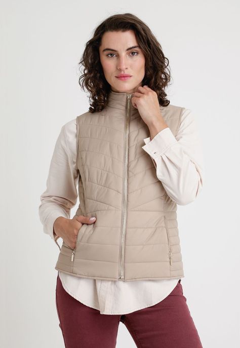 Parka De Mujer Modelo Granizo Color Arena-0