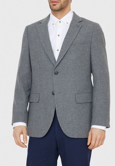 Chaqueta formal executive gris-0
