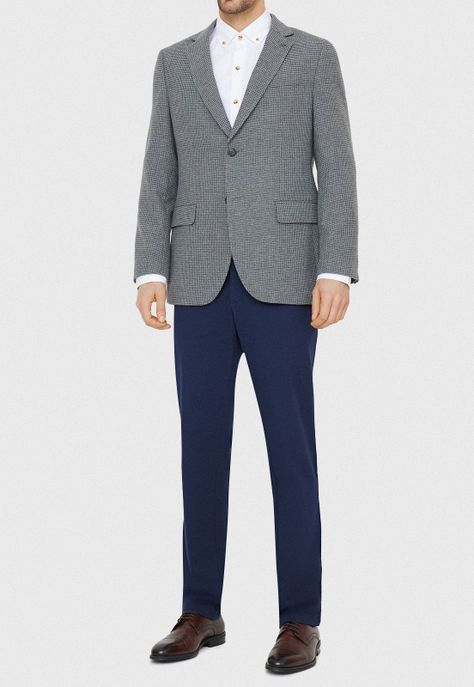Chaqueta formal executive gris-3