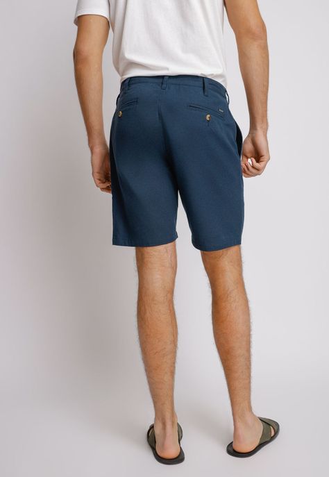 Shorts hombre Slim Fit Venus Algodón Azul marino-1