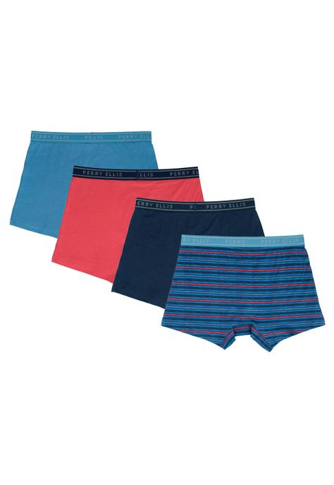 Boxer Algodón Stretch 4pack Rojo-1