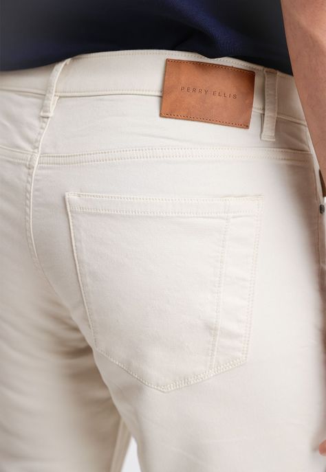 Pantalón Hombre Casual 5 Bolsillos Beige-2