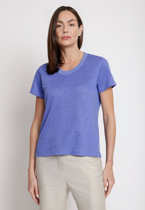 Polera de Mujer Modelo Gantt Color Azul-0