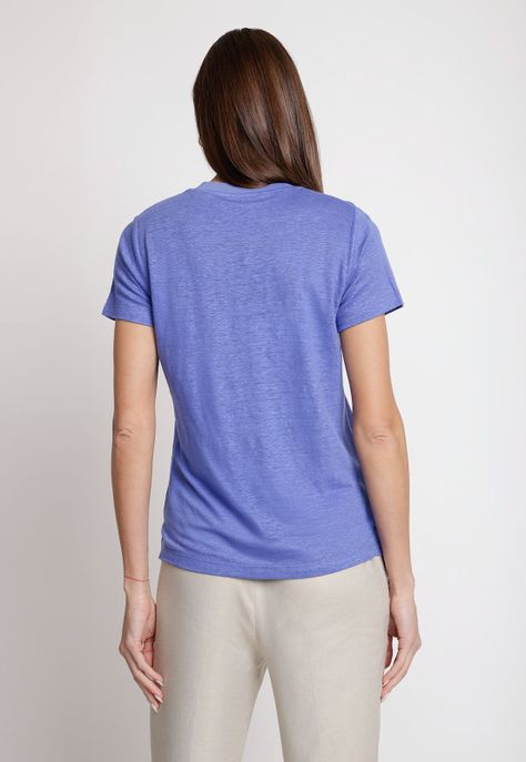 Polera de Mujer Modelo Gantt Color Azul-1