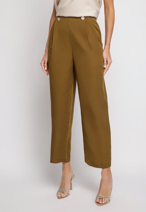Pantalón De Mujer Azores Tabaco-0