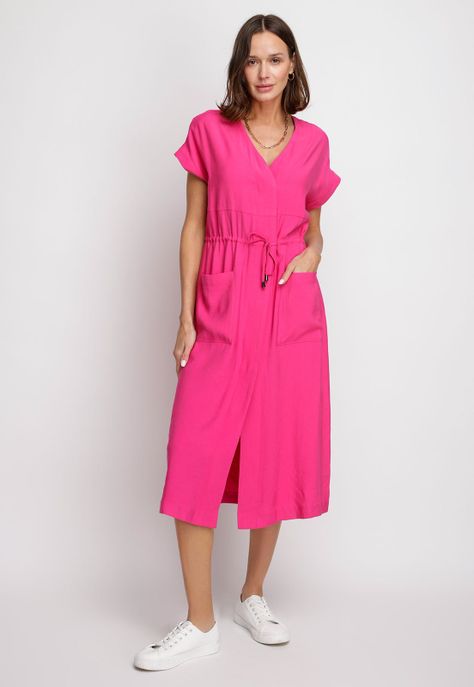 Vestidos De Mujer Melinka Fucsia-0