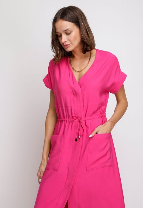 Vestidos De Mujer Melinka Fucsia-3