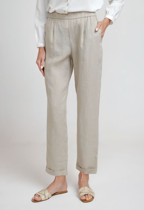 Pantalón de Mujer Modelo Clara Color Arena-0