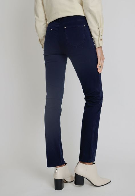 Pantalón De Mujer Ely Azul-1