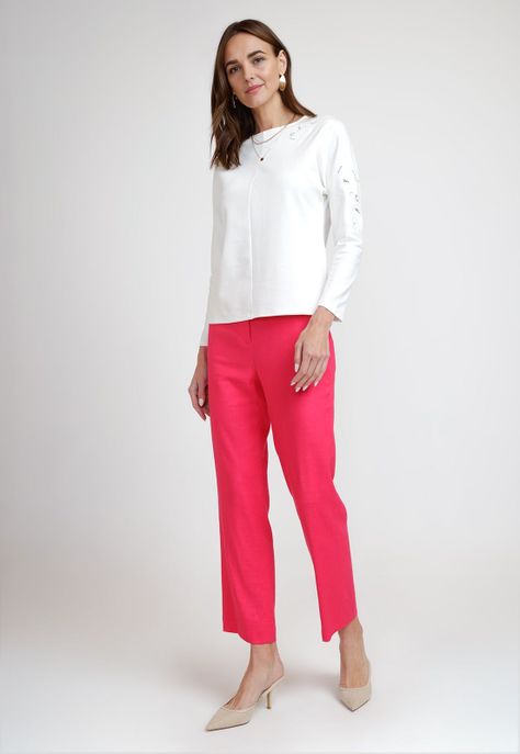 Polera de Mujer Modelo Geranio Color Blanco-3
