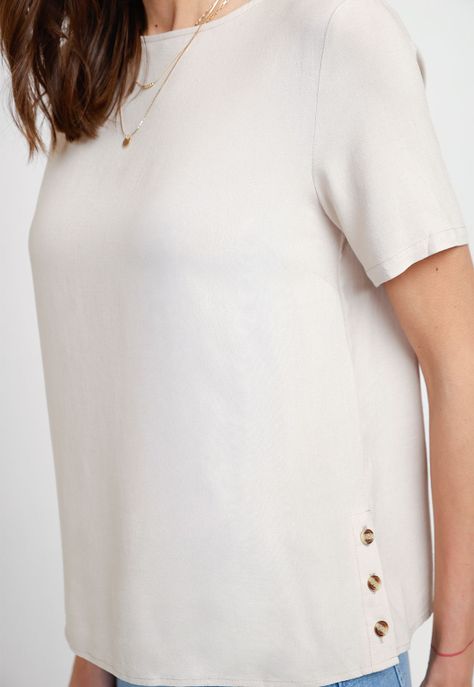 Blusa de Mujer Modelo Garza 24 Color Arena-2