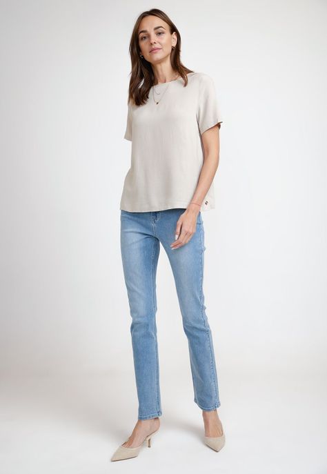 Blusa de Mujer Modelo Garza 24 Color Arena-3