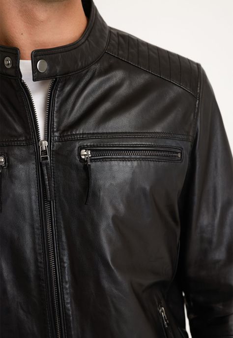 Chaqueta Cuero Hombre-2