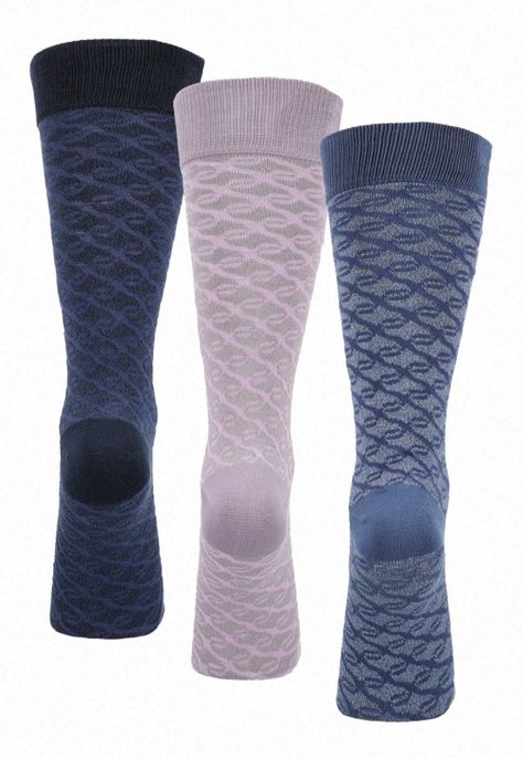 Tri-Pack De Calcetines De Hombre A Rayados-1