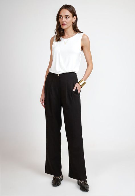 Pantalón de Mujer Modelo Aida Pant Color Negro-3