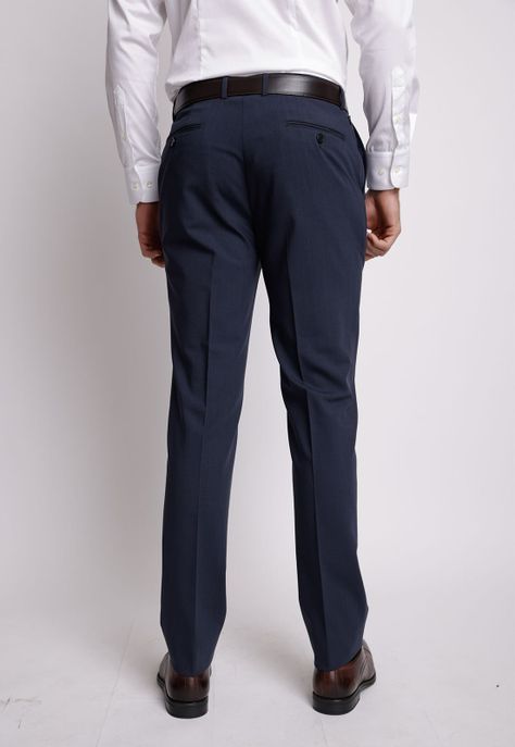 Pantalón hombre formal travel azul-2