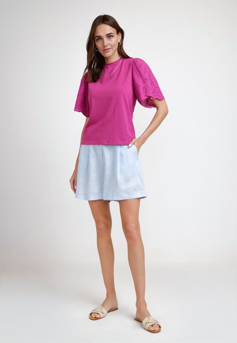 Polera de Mujer Modelo Pascal Color Violeta-3