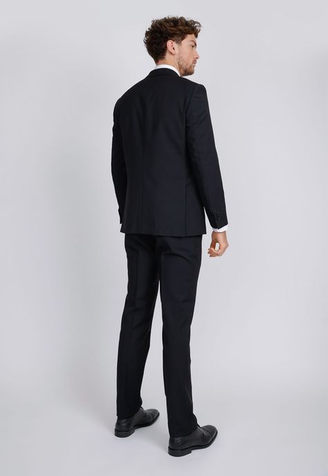 Traje Formal Hombre Slim Fit Executive   Negro Biontech (Repelente al Agua)-1