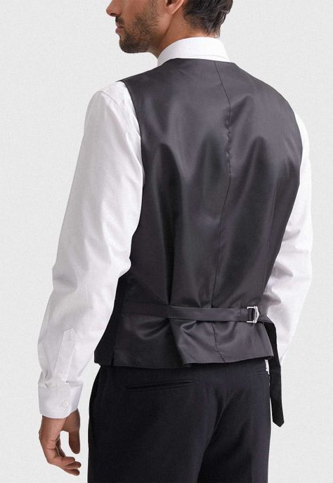 Gilet hombre clasico negro-1