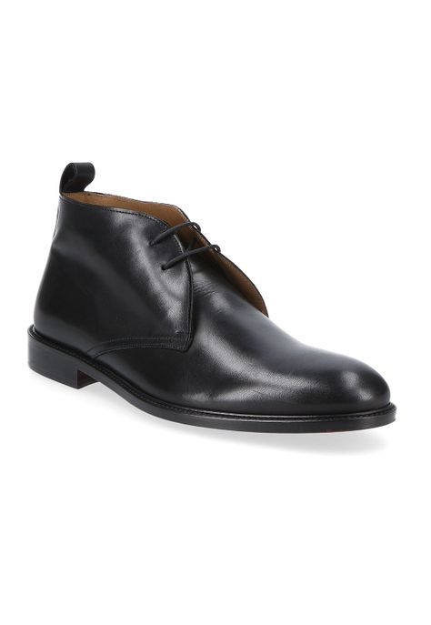 Botines Formal Italianos Voltago Plain Toe Chukka Boot Negro-0