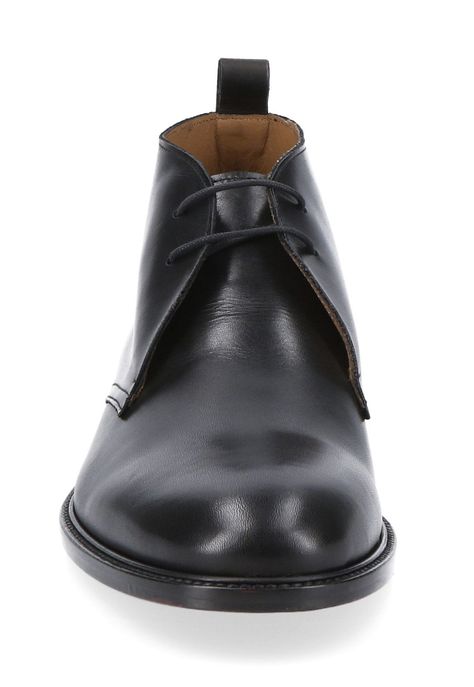 Botines Formal Italianos Voltago Plain Toe Chukka Boot Negro-2