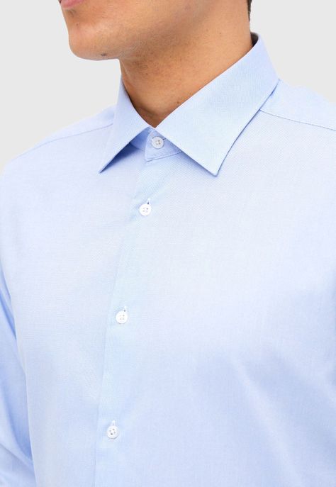 Camisa B. Classic Celeste-2
