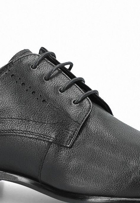 Zapato Hombre Formal Cuero Soft Negro-2