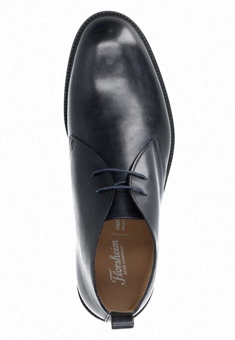 Botines Formal Italianos Voltago Plain Toe Chukka Boot Navy-3