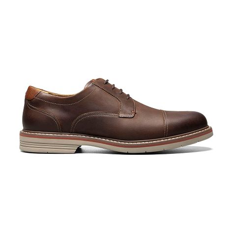 Zapatos Norwalk Cap Toe Oxford Café-2