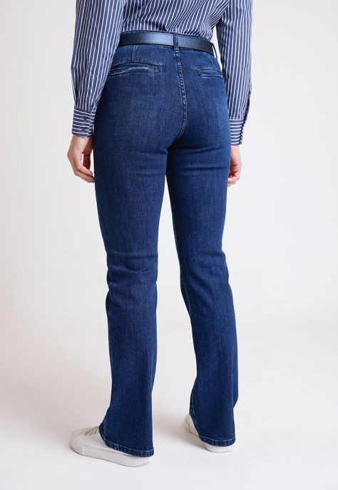 Jeans De Mujer Modelo Zelda Color Indigo-1