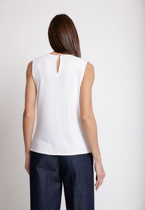 Polera de Mujer Modelo Rebecca Color Crudo-1