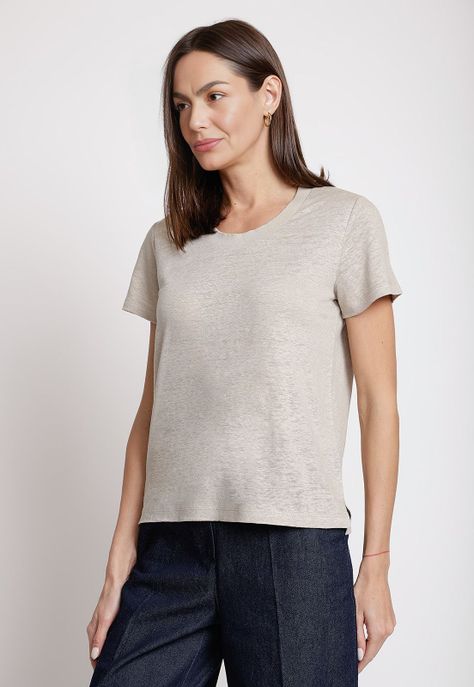 Polera de Mujer Modelo Gantt Color Arena-0