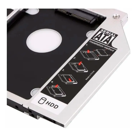 Caddy Adaptador 9.5mm Notebook Sata Hdd Ssd-1