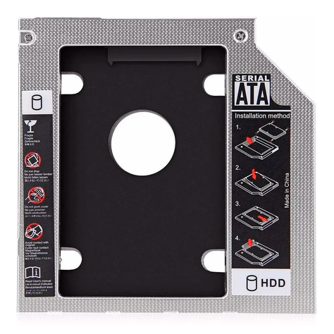 Caddy Adaptador 9.5mm Notebook Sata Hdd Ssd-0