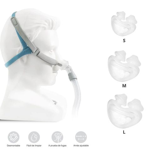 Mascara Nasal Para CPAP Pillows P2 3 Tallas-1