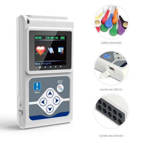Holter Ecg Contec Tlc5000 De 12 Canales -1