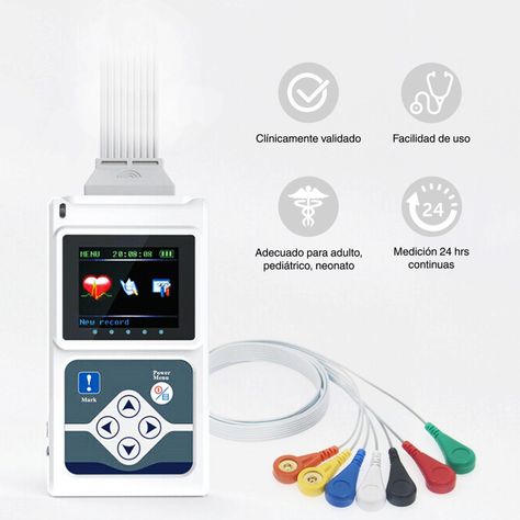 Holter Ecg Contec Tlc5000 De 12 Canales -2