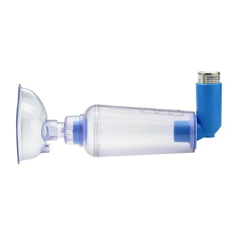 Aerocámara Antibaterial Transparente Able Máscara Adulto-0