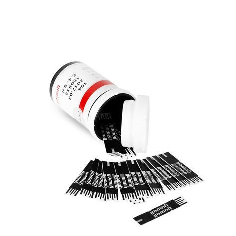 100 Cintas Tiras Reactivas 100 Lancetas Yuwell 582-2