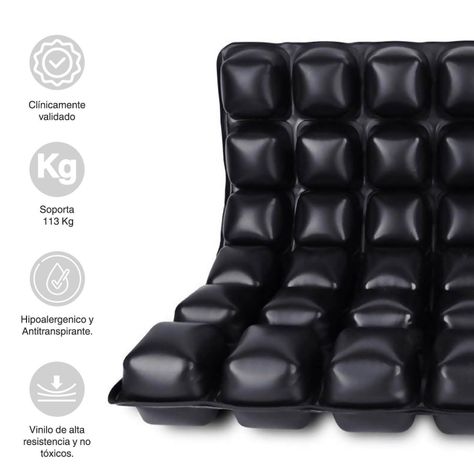 Cojín Antiescaras Inflable Celda Aire Hasta 113kg-2