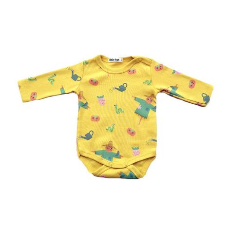 Set 3 bodys estampados de huerta niño-1