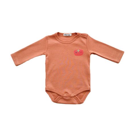 Set 3 bodys estampados de huerta niño-2