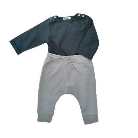 Set blusa y pantalón gris-2