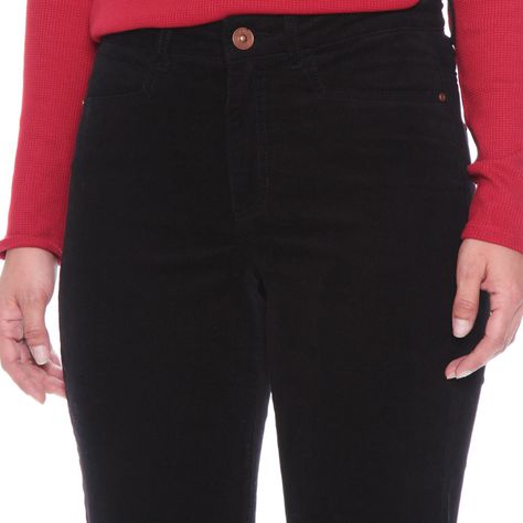 Pantalon Recto Tiro Alto Pretina Basica Un Boton-3