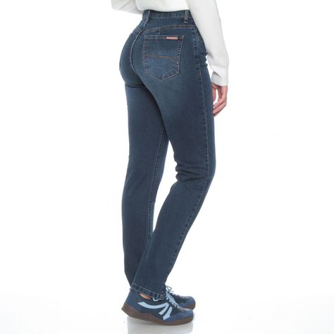 Jeans 1 Boton Slim Tiro Alto Pretina Basica-1