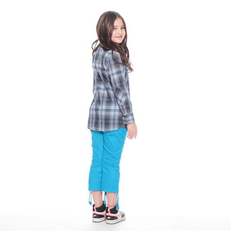 BLUSA INFANTIL ESCOCES  CON DOBLE BOLSILLO-6